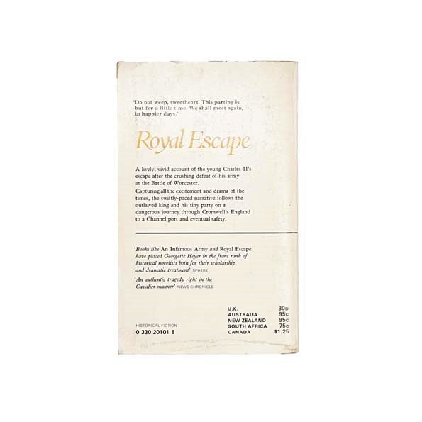 Georgette Heyer's Royal Escape 1971