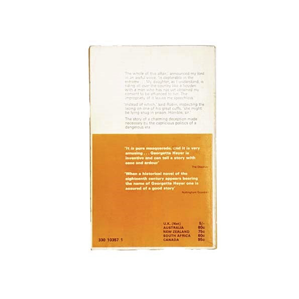 Georgette Heyer's The Masqueraders 1968