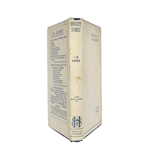 Quality Street by J. M. Barrie - Hodder &amp; Stoughton, 1925