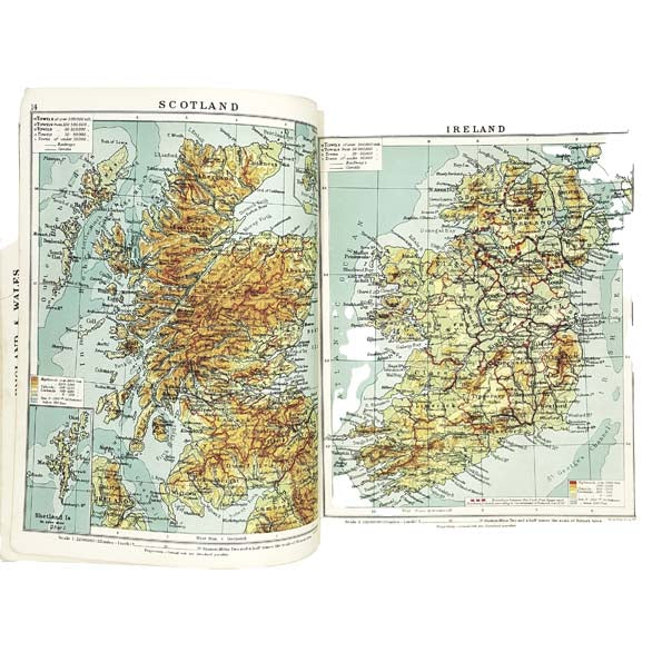 Philips’ Elementary Atlas of Comparative Geography - George Philip &amp; Son, 1929