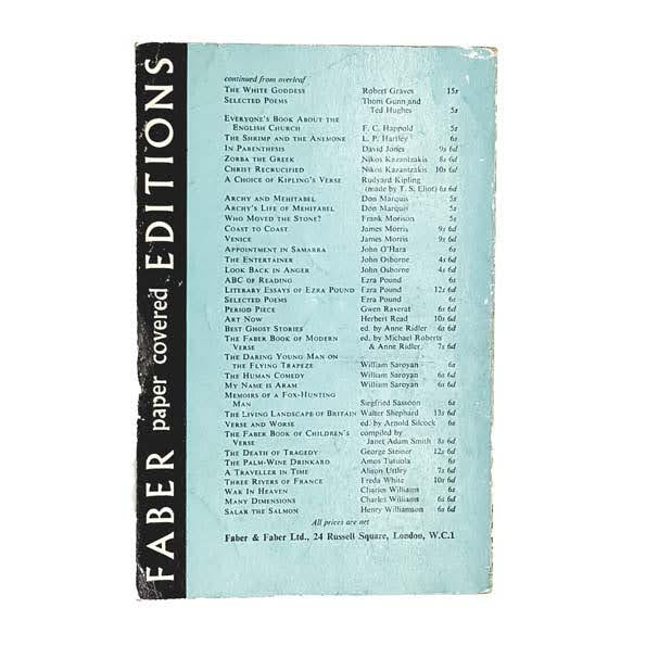 Reflections On A Marine Venus By Lawrence Durrell, Faber