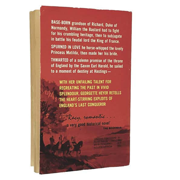 The Conqueror by Georgette Heyer, pan,1966