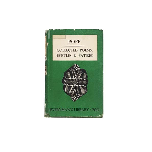 Alexander Pope's Collected Poems, Epistles &amp; Satires 1946