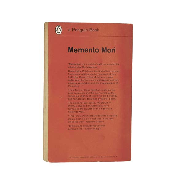 Memento Mori by Muriel Spark - Penguin, 1963