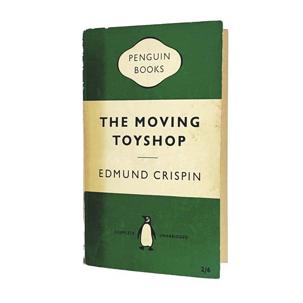 The Moving Toyshop by Edmund Crispin - Penguin, 1958