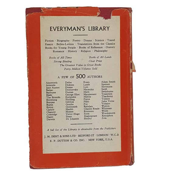 Lives Of The English Poets by Samuel Johnson,J M Dent &amp; Son,1954