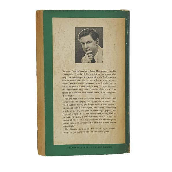 Love Lies Bleeding by Edmund Crispin,penguin,1954