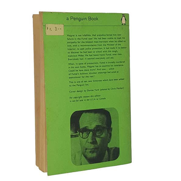 Maigret’s Failure by Simenon - Penguin, 1965