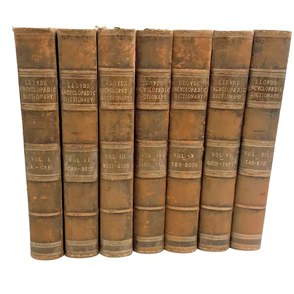Lloyds Encyclopaedic Dictionary Complete Volumes 1-7