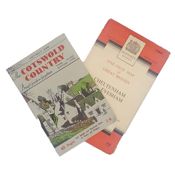 The Cotswold Country &amp; Map of Cheltenham and Evesham
