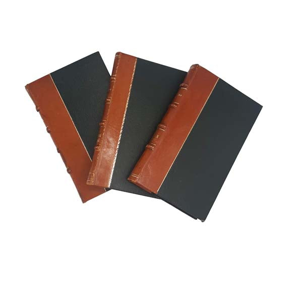 8 Inches of Matching Leather-Bound Books