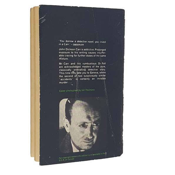 In Spite of Thunder by John Dickson Carr, penguin,1966