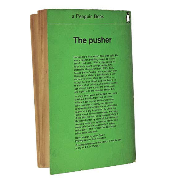 The Pusher by Ed McBain, penguin,1963