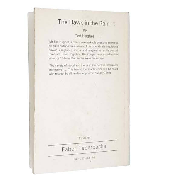 The hawks In The Rain by Ted Hughes, faber and faber,1979
