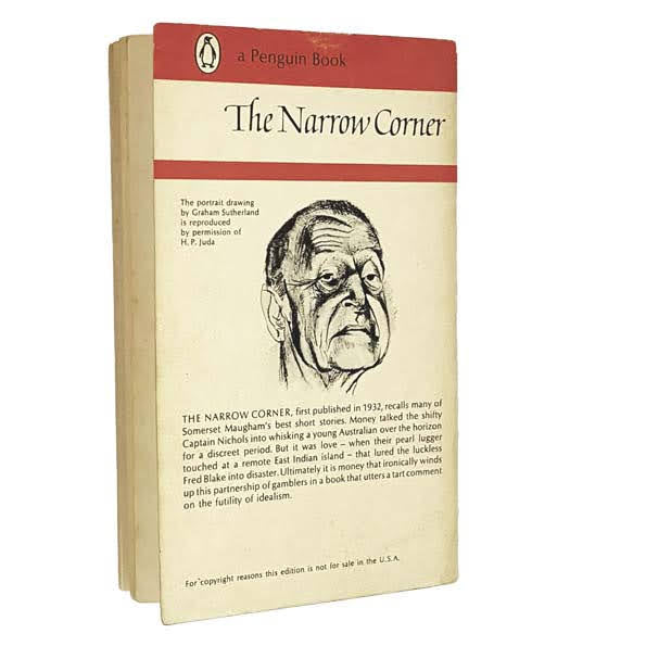 The Narrow Corner by W. Somerset Maugham, penguin,1963