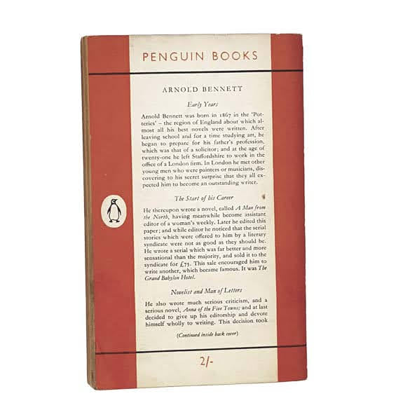 Riceyman Steps by Arnold Bennett, penguin,1954