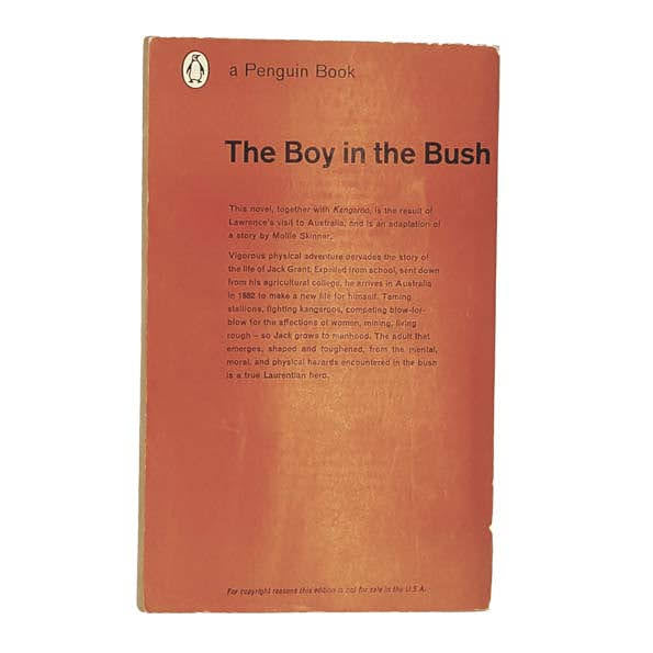 The Boy in the Bush by D.H. Lawrence, penguin,1963