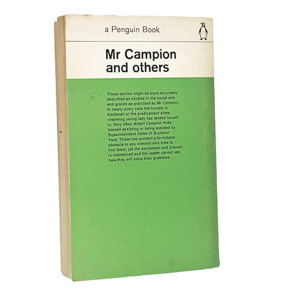 Mr Campion and Others by Margery Allingham, penguin,1963