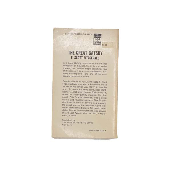 The Great Gatsby by F. Scott Fitzgerald - Scribner
