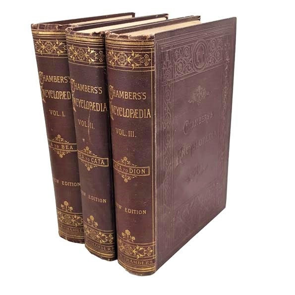 Chambers Encyclopaedia 1890 9-Book Collection