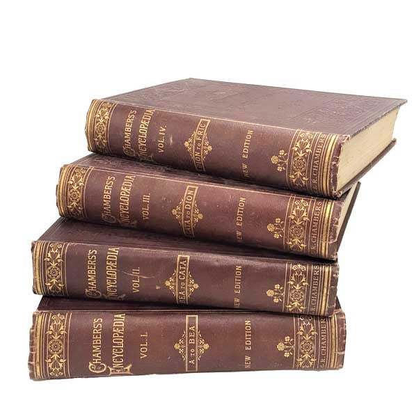 Chambers Encyclopaedia 1890 9-Book Collection