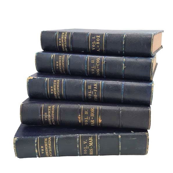 The Harmsworth Encyclopaedia 7 Volumes c1905