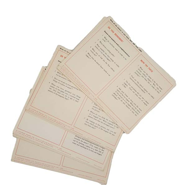 Ladybird Science Work Cards: First Set 48 Cards