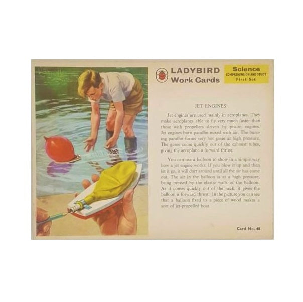 Ladybird Science Work Cards: First Set 48 Cards