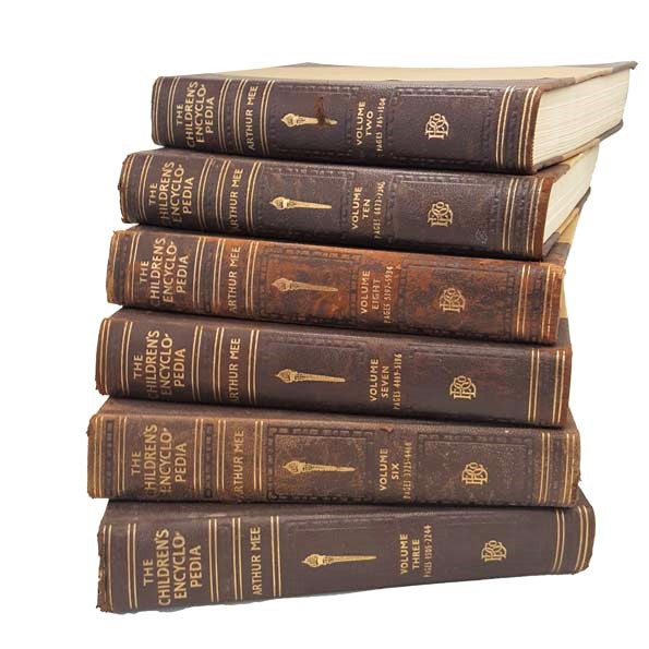 The Children's Encyclopedia by Arthur Mee - 6 Book Collection