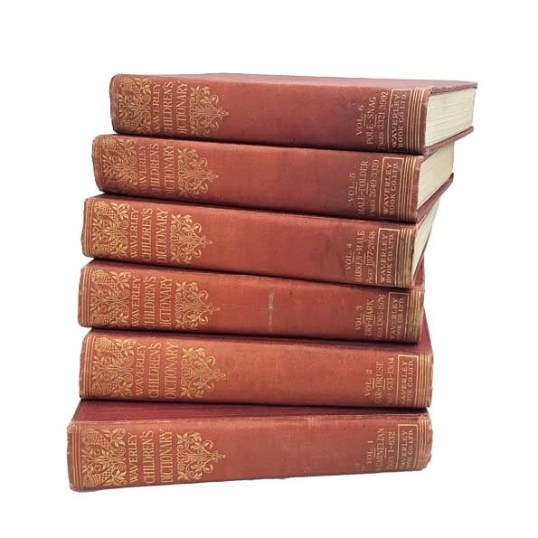 The Waverley Children's Dictionary by Harold Wheeler, Volumes 1-6