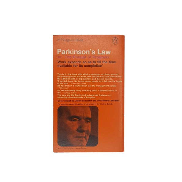 Parkinson's Law by C. Northcote Parkinson 1965