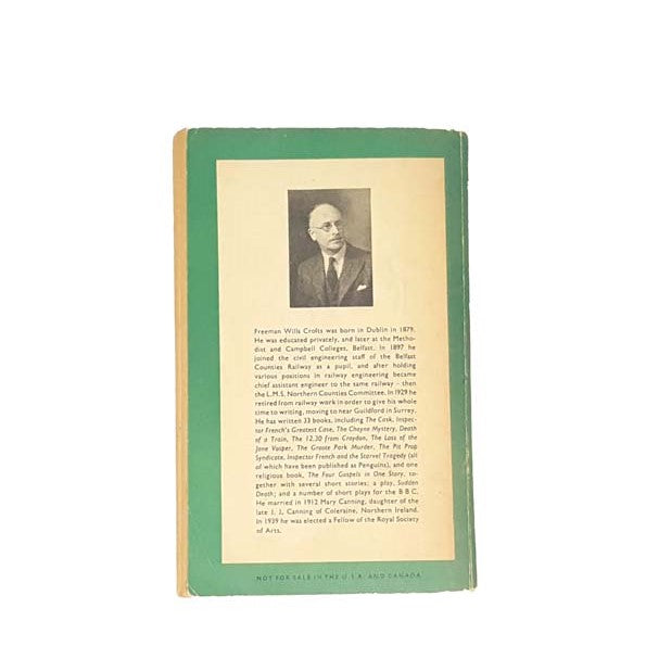 Inspector French’s Greatest Case by Freeman Wills Crofts, penguin,1953