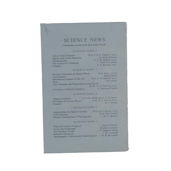 Science News 15 - Penguin 1950 First Edition