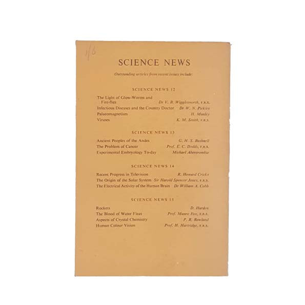 Science News 16 - Penguin 1950 - First Edition