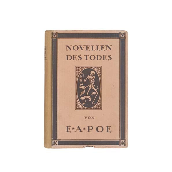 Edgar Allan Poe's Novellen Des Todes 1917 - German Edition