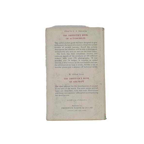 The Observer's Book of Locomotives of Britain by H.C. Casserley, frederick warne,1966