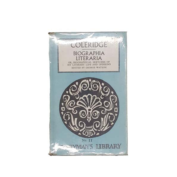 Samuel Taylor Coleridge's Biographia Literaria 1967