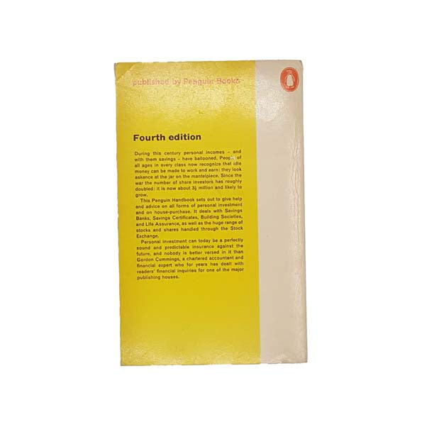 The Complete Guide to Investment by Gordon Cummings 1966