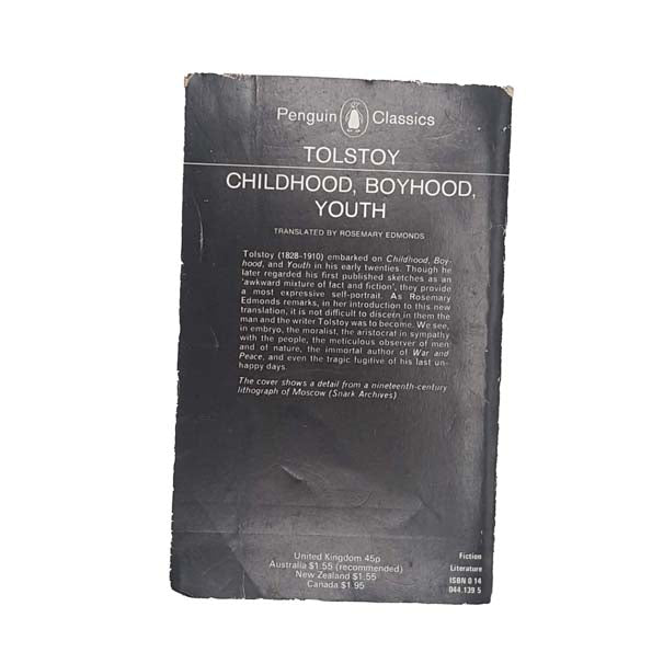 Tolstoy's Childhood, Boyhood, Youth 1968