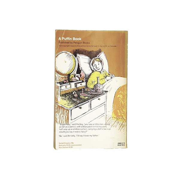 The Borrowers by Mary Norton - Puffin, 1974-5