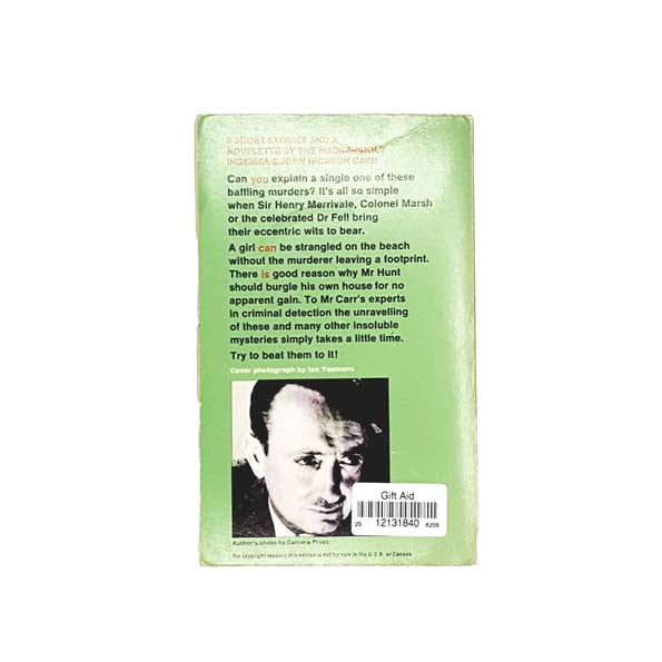 The Men Who Explained Miracles by John Dickson Carr 1966