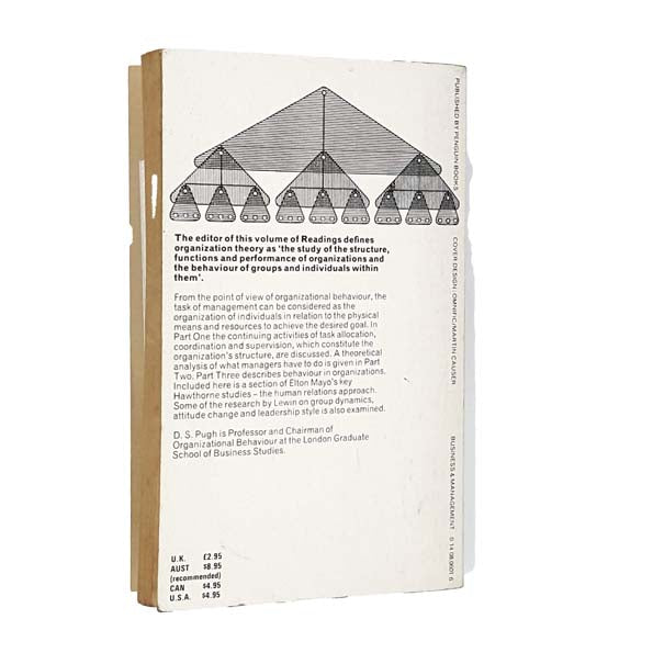 Organization Theory edited by D. S. Pugh 1981 - Penguin