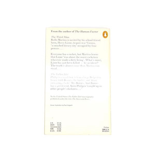 The Third Man The Fallen Idol by Graham Greene, penguin,1981
