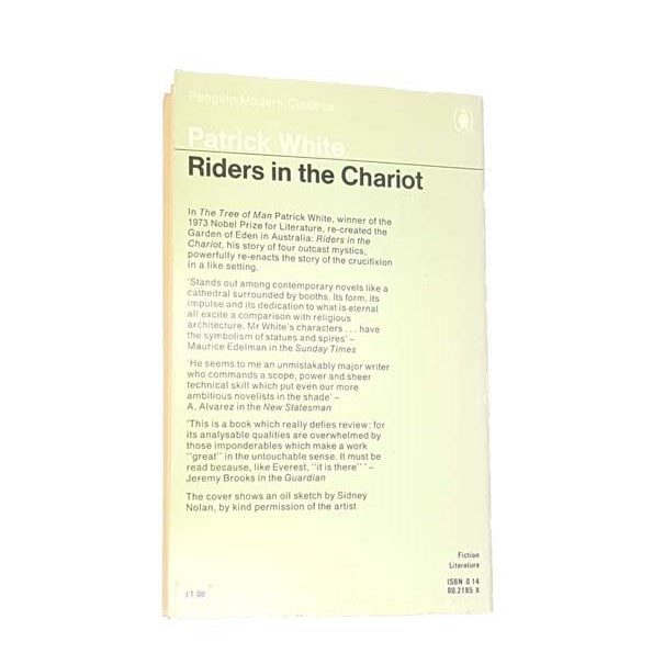 Riders in the Chariot by Patrick White,penguin,1976