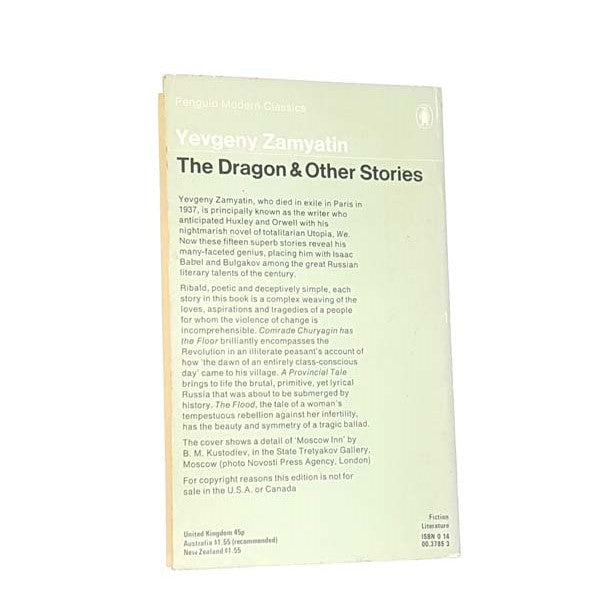 The Dragon &amp; Other Stories by Yevgeny Zamayatin,penguin,1967