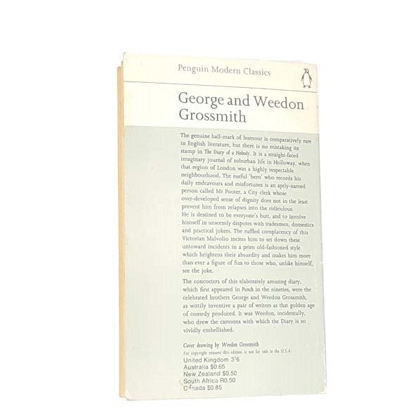The Diary of a Nobody by George and Weedon Grossmith,penguin,1968
