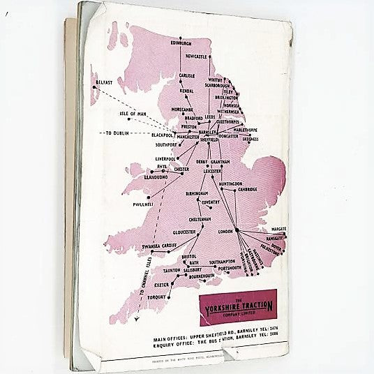 Yorkshire Traction Company Timetable 1968