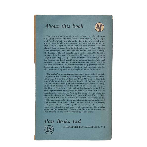Alive-Alive Oh! and other stories by Osbert Sitwell - Pan, 1947