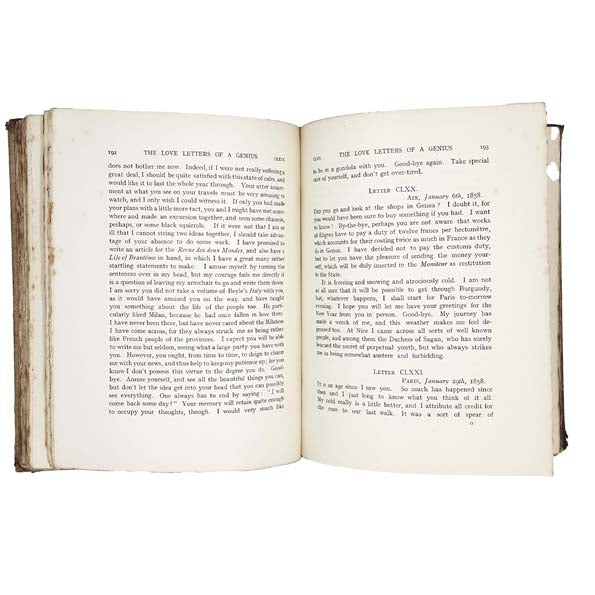 The Love Letters of a Genius 1905 - Harrison &amp; Sons