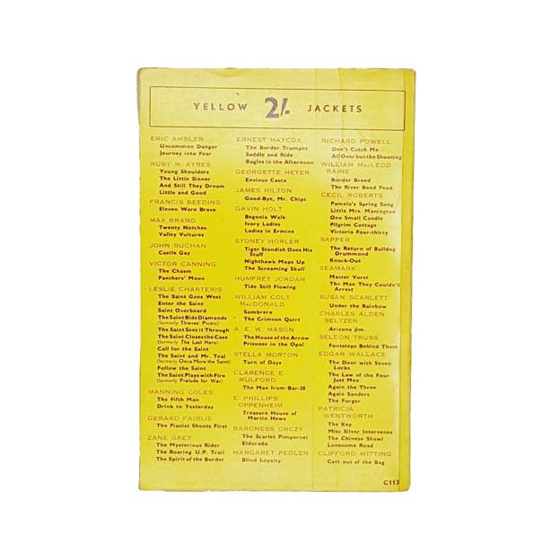 The Forger by Edgar Wallace 1952